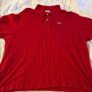 Lacoste Red Polo Shirt